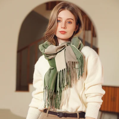Новое зимнее поступление, женские женские шарфы, мягкий длинный шарф